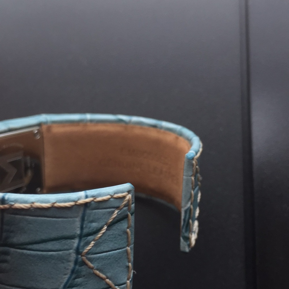 Michael Kors Leather Cuff Watch - Picture 6 of 7